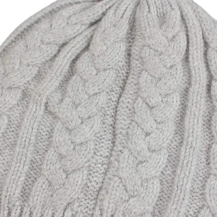 Beanie Hat for Winter with Feminine Design Caps Knitted for Outdoor Hiking