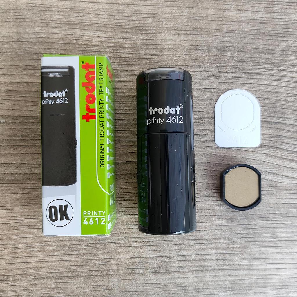 İsimler ve İmzalar İçin Trodat 4612 Kendinden Mürekkepli Damga (Kazıma Yok)