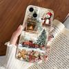Merry Christmas Red Pickup Transparent Phone Case For iPhone 17 16 15 14 13 12 11 Pro Max Mini 17 Air 16E XS X XR 7 8 Plus Cover