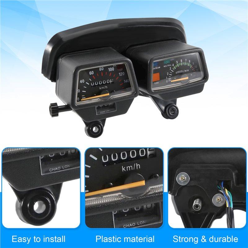 Motorcycle Gauges Cluster Speedometer Tachometer For Enduro DT125 DT125R Speedometer DT 125 125R-A61E