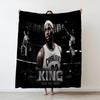 Morbida e Accogliente Coperta Plaid Ispirata a LeBron James per Divano Letto Viaggio Idea Regalo Perfetta