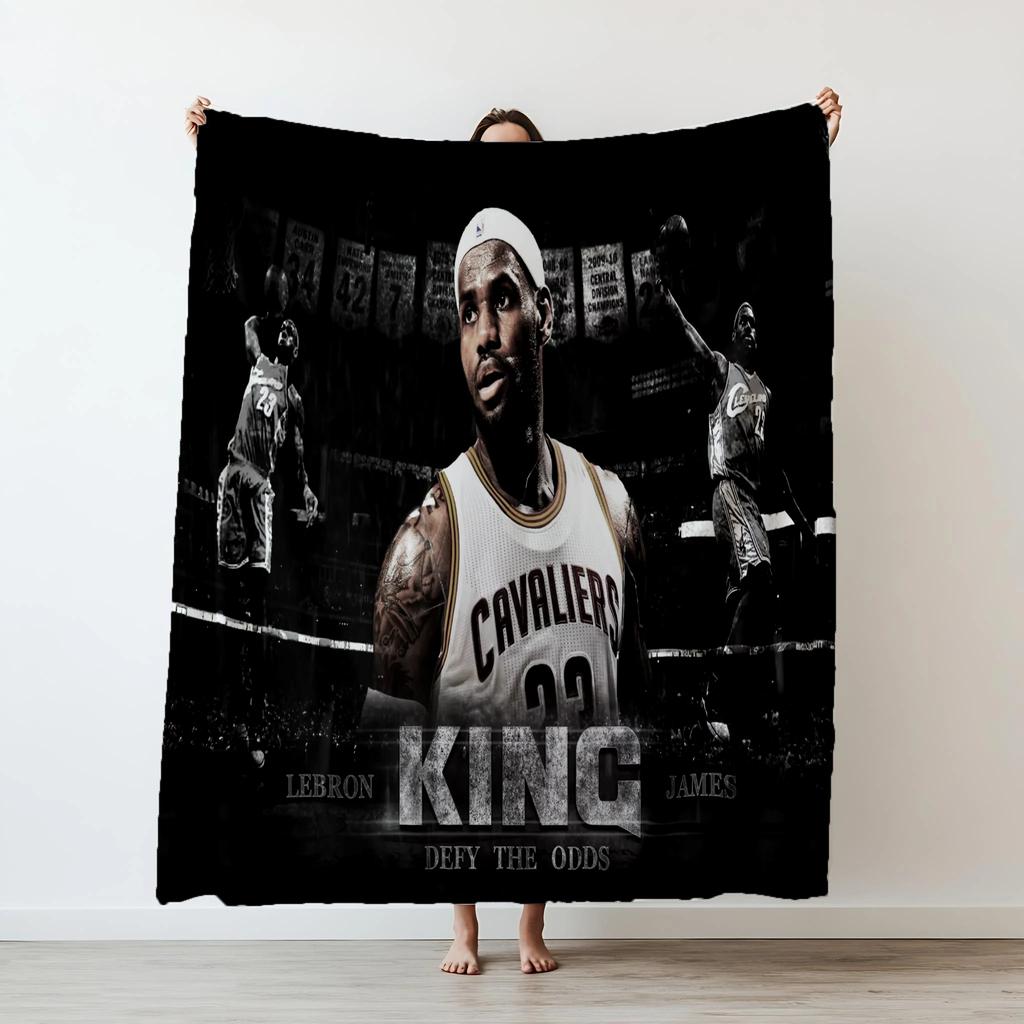 Morbida e Accogliente Coperta Plaid Ispirata a LeBron James per Divano Letto Viaggio Idea Regalo Perfetta