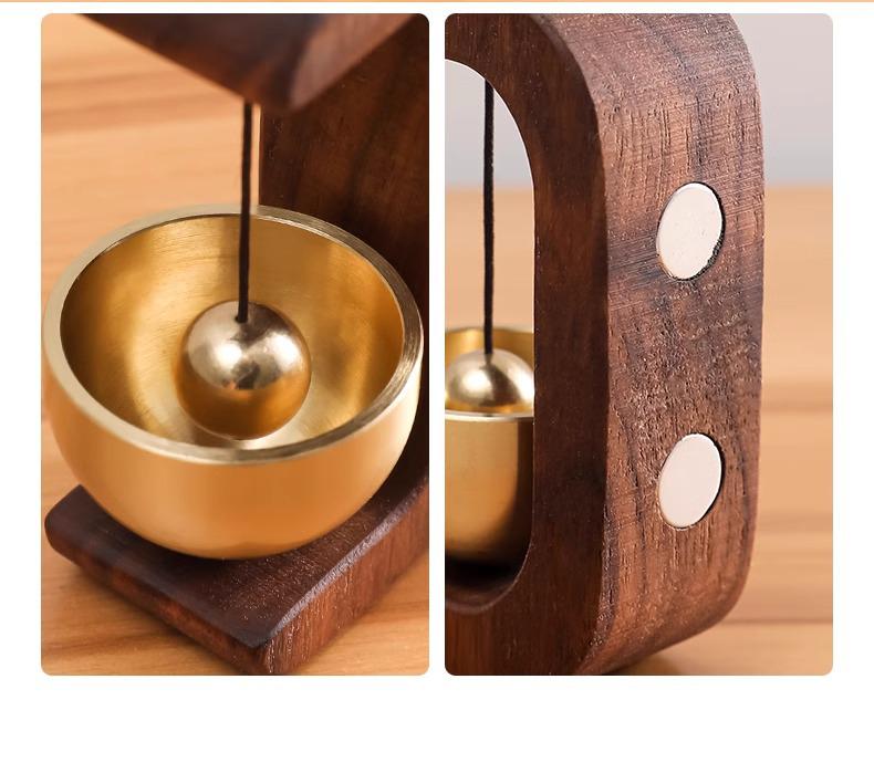 Newcomer Exclusive: Suction Cup Copper Doorbell & Healing Wind Chime for Homes & Shops