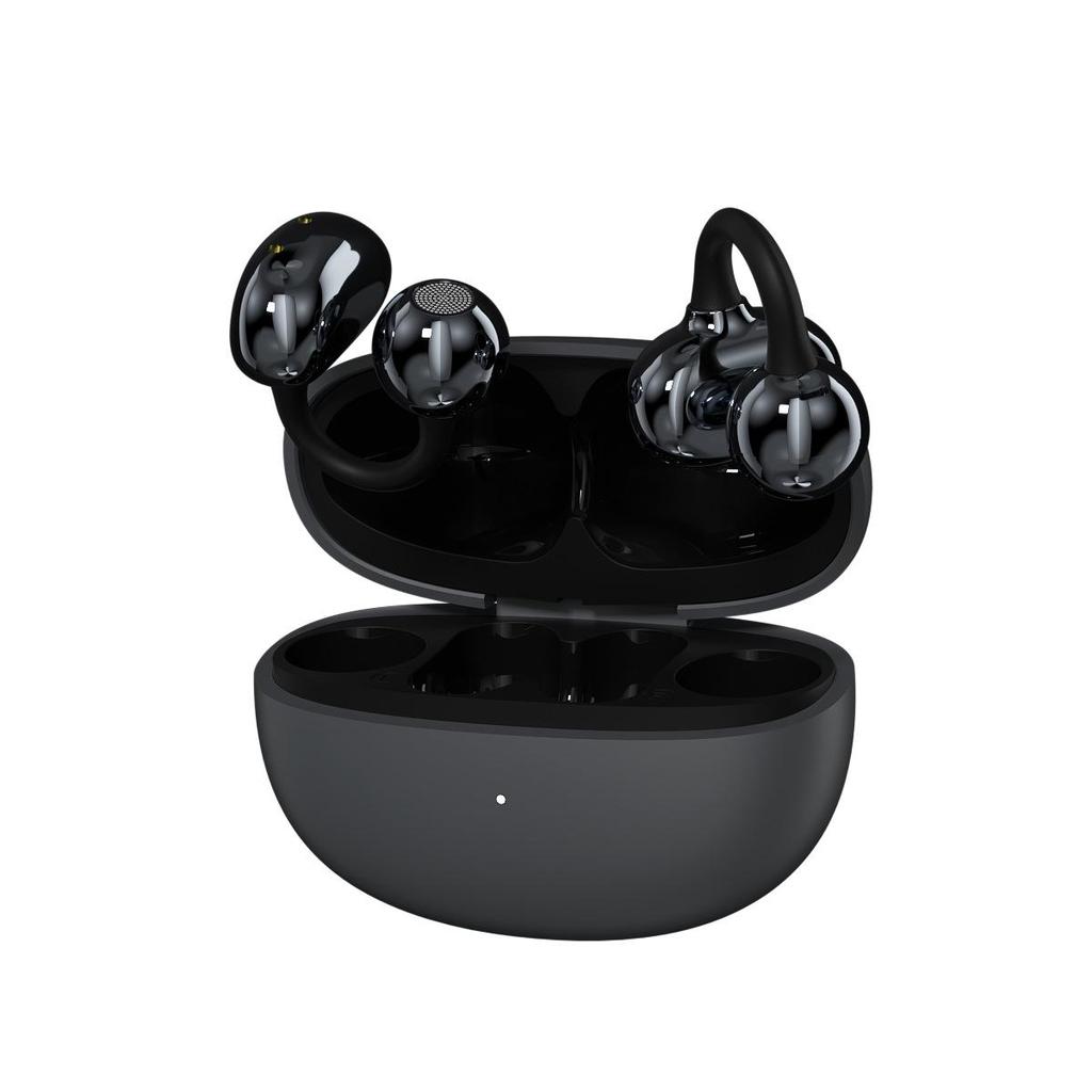 OWS Wireless Bluetooth Ear Clip-On Headphones: Long Battery Life, Low Latency, Ideal for Sports and Gaming