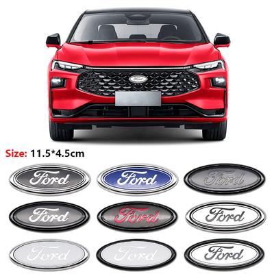 11.5X4.5cm Car Logo For Ranger Escape Mondeo Fusion Fiesta Kuga Edge Focus Mustang Rear Trunk Emblem Sticker Accessories