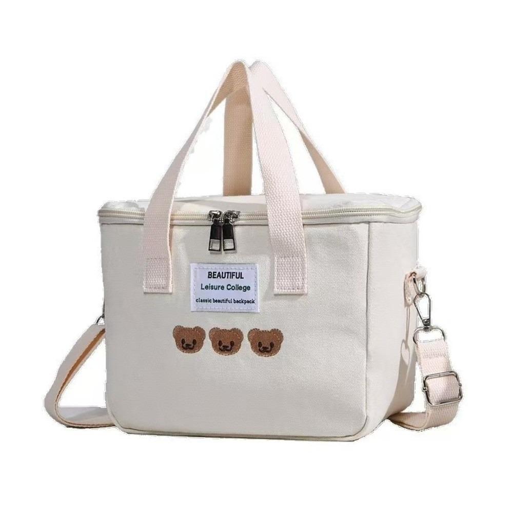 Canvas Baby Diaper Organizer Cartoon Single Shoulder Bag Women Handbag  Stroller Accessories