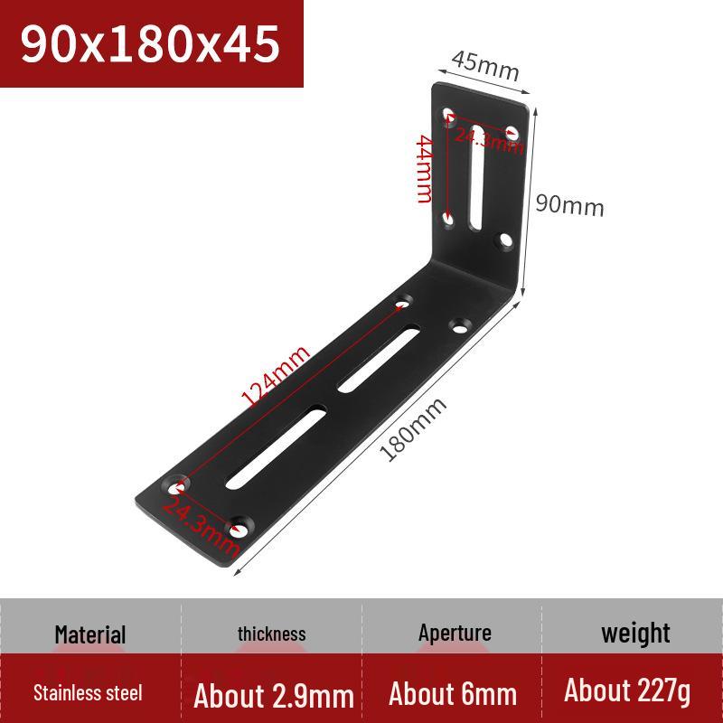 Stainless Steel Adjustable L-Shaped Load-Bearing Bracket