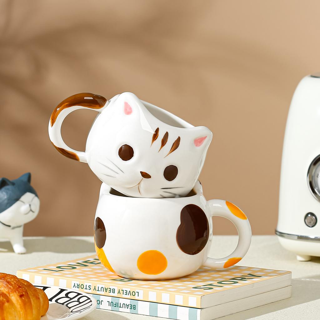 Creative Cat Ceramic Cup Personalized Mug Coffee Cup Cute Water Cup High  Value Cup Breakfast Cup