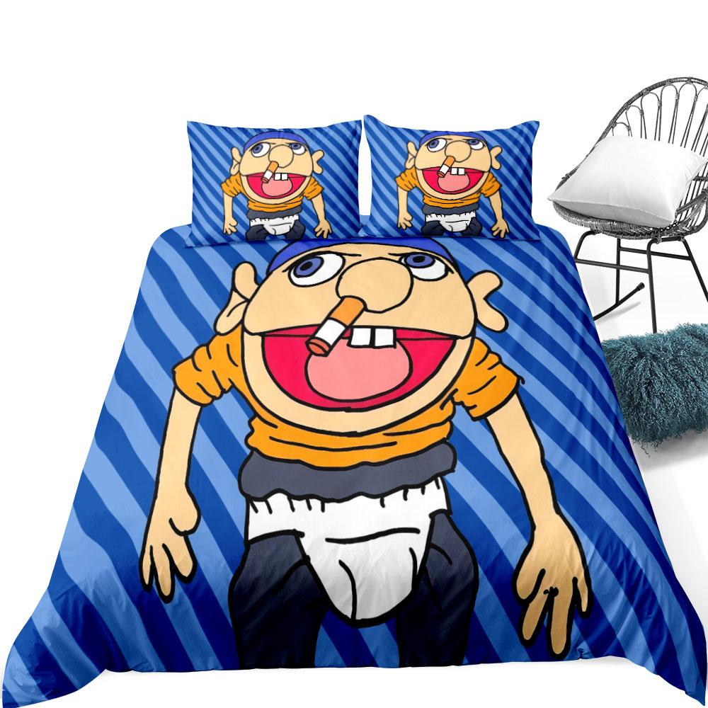 

Game King Miss Mr Duvet Cover Set King Queen Double Full Twin Single Size Bed Linen Set Durable Durable Durable EU single(135x200cm)