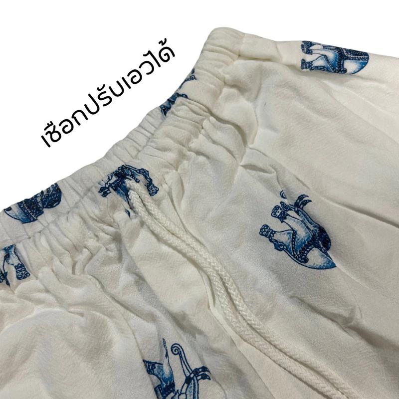 Cotton Elephant Pants Pattern Boxing Muay Thai Shorts Training Kickboxing Print Quick Dry Martial Art Boxer Unisex Men Women Fitness Sport Gym Workout