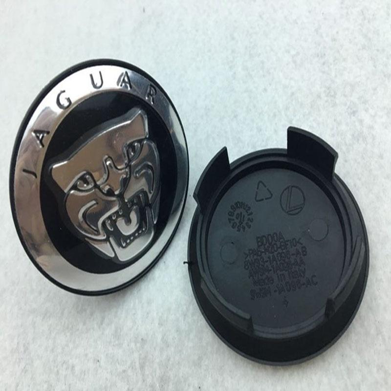 Elegant 4pcs Set Jaguar Wheel Hub Caps Logo Rim 59mm Cover Emblem Cap In Premium Quality