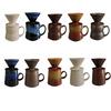 Stylish Ceramic V 60 Pouring Over Coffee Set 460ml Home Brewing Coffee Set Produced For Even Extraction And Easy Cleaning