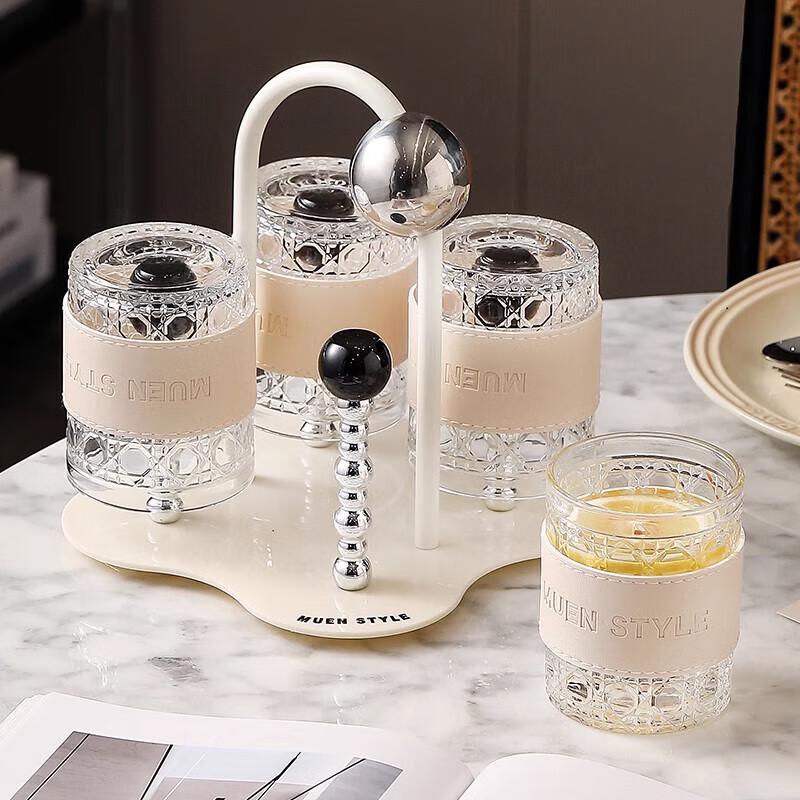 XIDERUN Glass Water Cup Set