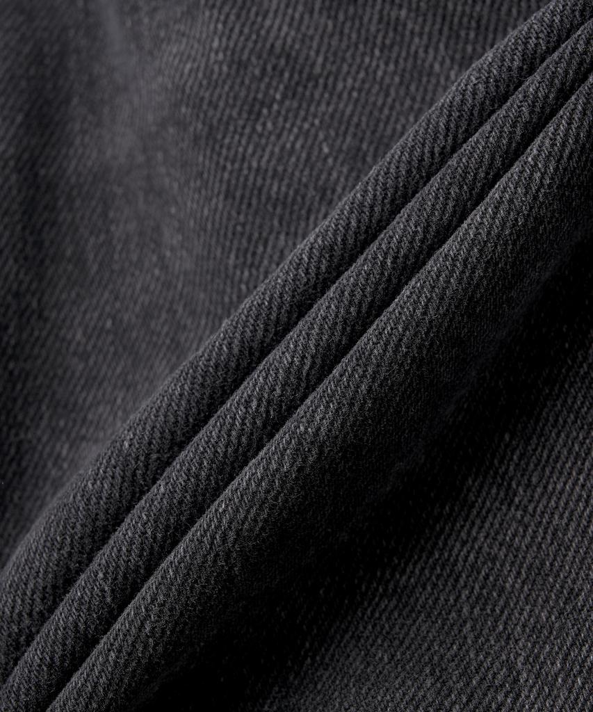 A Goldy Criss Cross Denim Skirt - Washed Black / A30411157Htchk