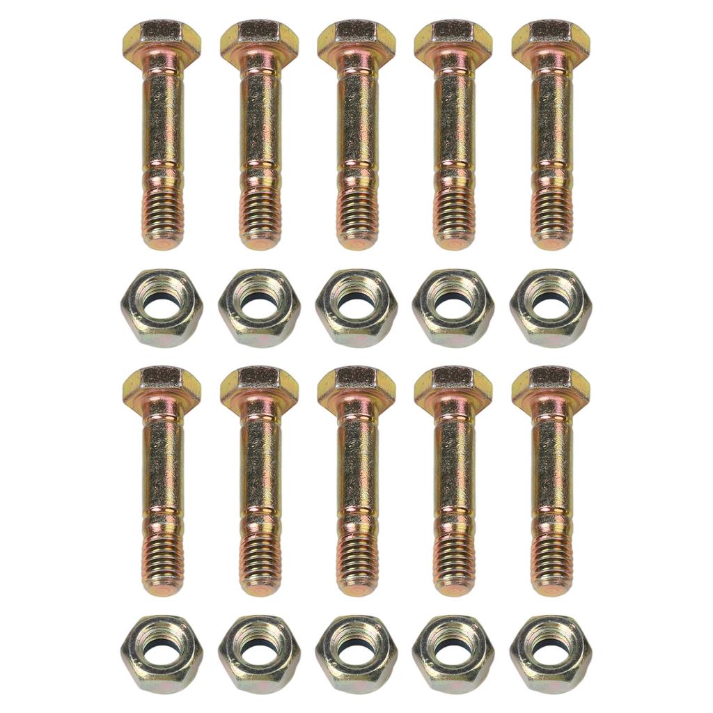 Shear Bolt Kit Shear Pin Set Compatible Shear Pin Assembly For Machines Maintains Smooth Operation Multiple Quantity Options
