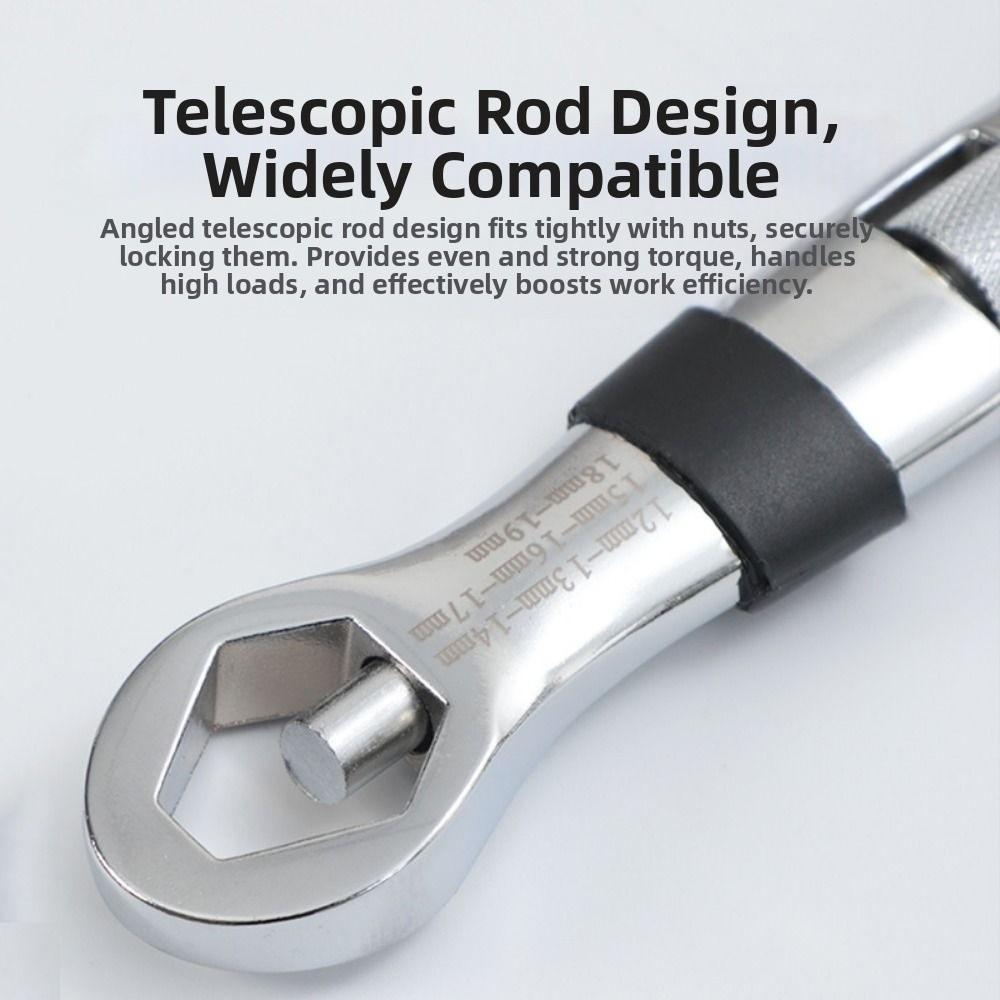 Adjustable Spanner Universal Wrench CR-V Key 7-19mm Adjustable Spanner Multifunctional Wear-resistant Flexible Hand Tool