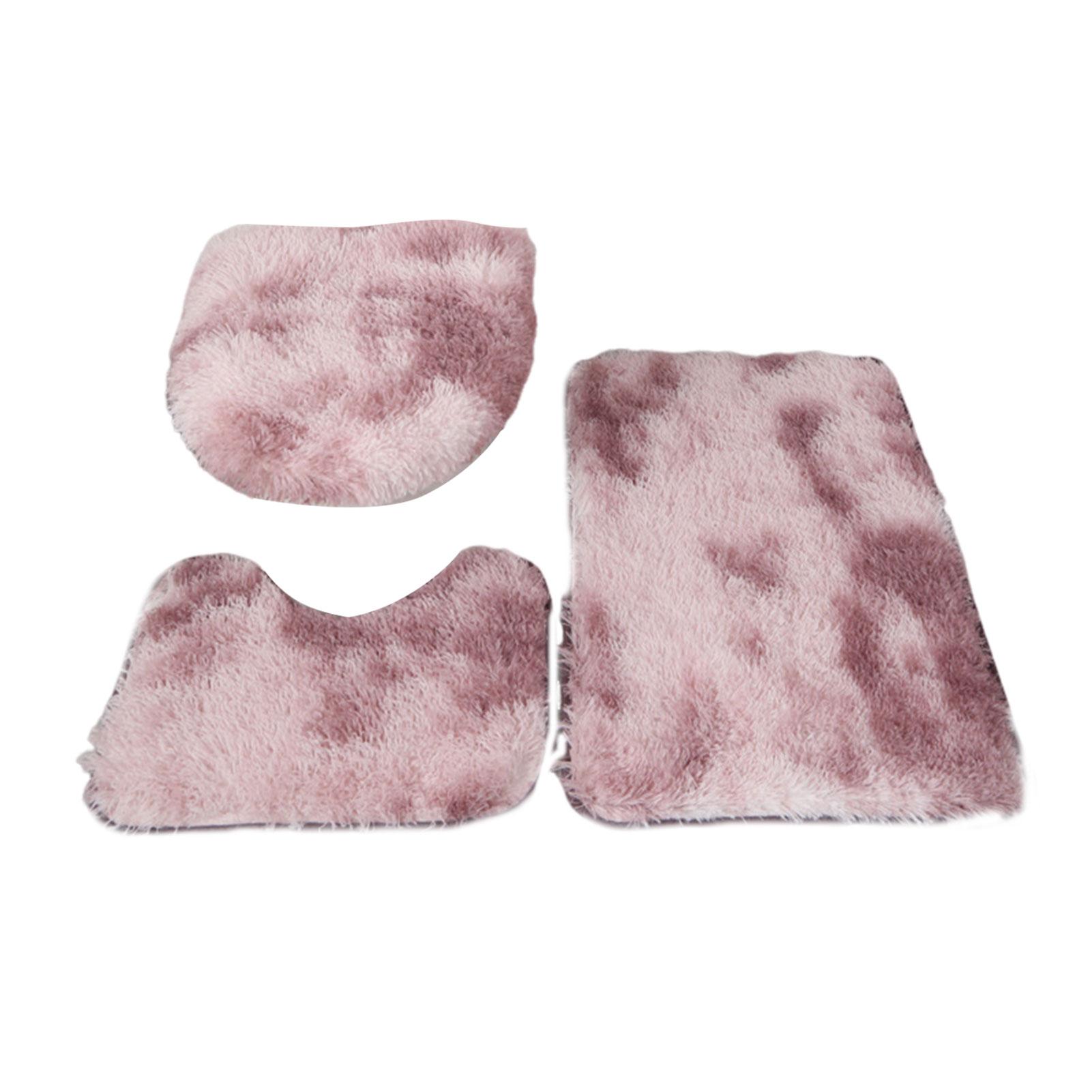 

Набор ковриков для ванной 3 шт./лот с нескользящим основанием для безопасной и комфортной ванны и туалета