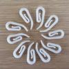 100pcs White Hanging Curtain Hooks Household Plastic Curtain Hooks Holder Window Hanger Curtain Poles Tracks Accessories