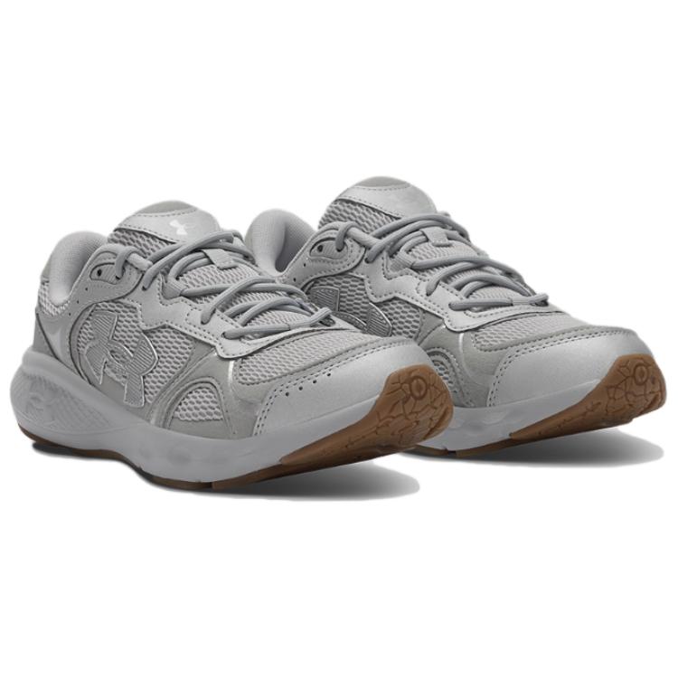 Under Armour Charged Vantage Lux2 Low Top Lifestyle Shoes Women Sneaker Silver Gray 3028449-099