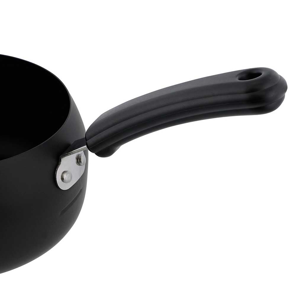 Pearl Metal (PEARL METAL) Liberty Corporation IH Single-Handle Tempura Deep Fryer Pot, 16cm, with Spout, LD-464 (Age Cook)