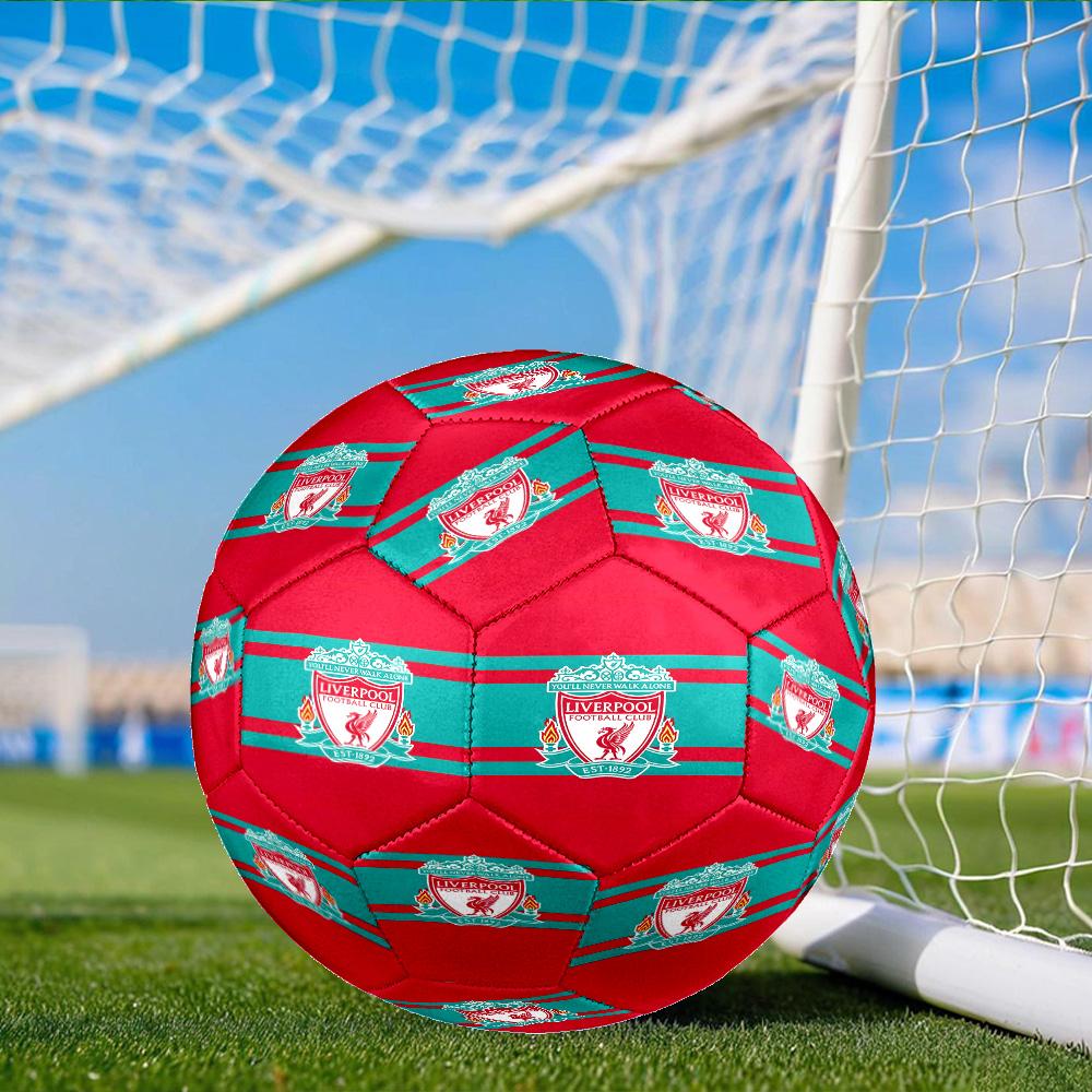 Liverpool Football Club  Size 5 Soccer Balls, Anti-Slip, Protective Football, Outdoor Sport, Practice Games, Birthdays Gift Suitable for fan