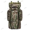 Jingzhisheng 110L Camouflage Hiking Backpack