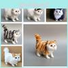 Realistic Plush Cat Toy Soft And Comfortable Decoration For Your Room Or Office 4.7 Inches