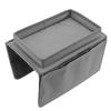 Sofa Tray Folding Arm Storage Holder Table 600D Oxford Cloth Side Pockets for Couch
