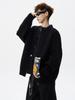 Men's Grid Patchwork Knit Cardigan - Autumn Casual Loose-Fit Sweater, Trendy and Versatile Jacket.