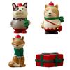 Resin Christmas Animal Figurine Creative Table Decoration Resin Crafts  New Year