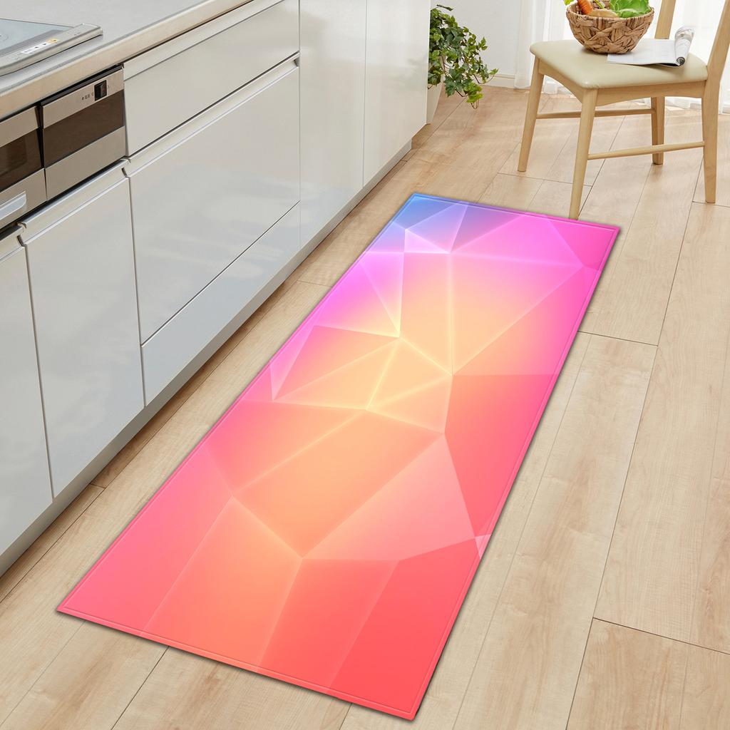 Kitchen Geometric Shape Floor Mat Door Mat Carpet Floor Mat