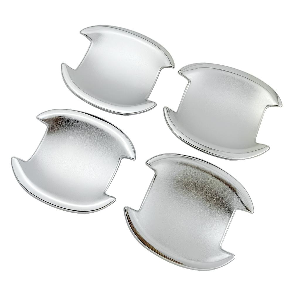 For Nissan Note / Versa Note 2nd Gen 2012-2018 Car Styling Chrome Door Handle Cover Trim & Door Bowl Cover Trim 2013 2014 2015