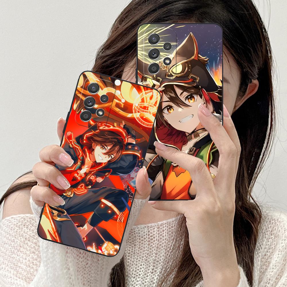 Game GI Gaming Mobile Phone Case for Samsung Galaxy A56 55 54 53 52 51 36 35 34 23 16 15 5G Colorful Cover Pretty Cover Luxury