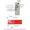 1Set Automatic Control Lamp Board With Remote Controller Human Body Induction Practical Solar Led Driver Board