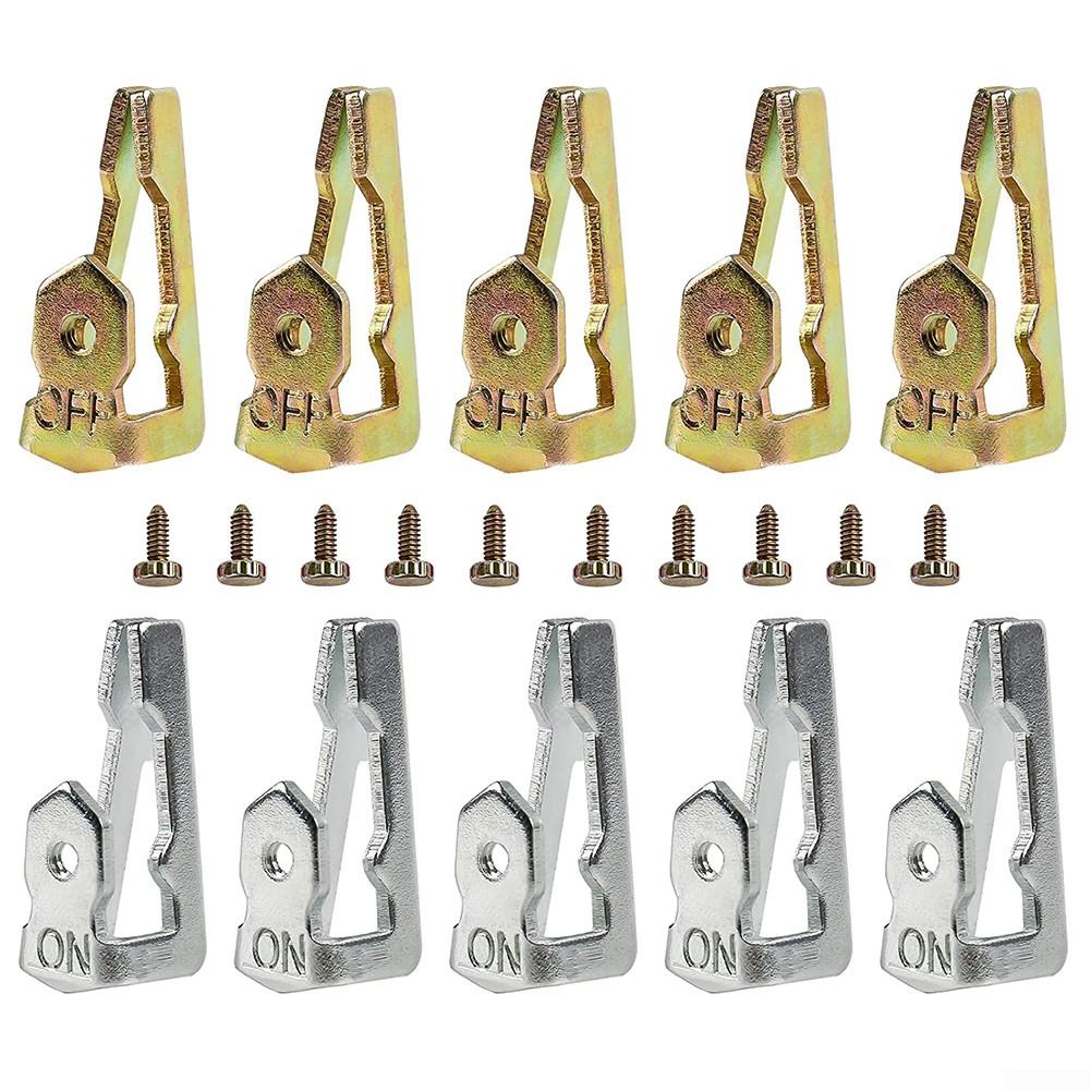 

Металлический переключатель, серебро, 10 шт. 1A219 1A573, прост в установке