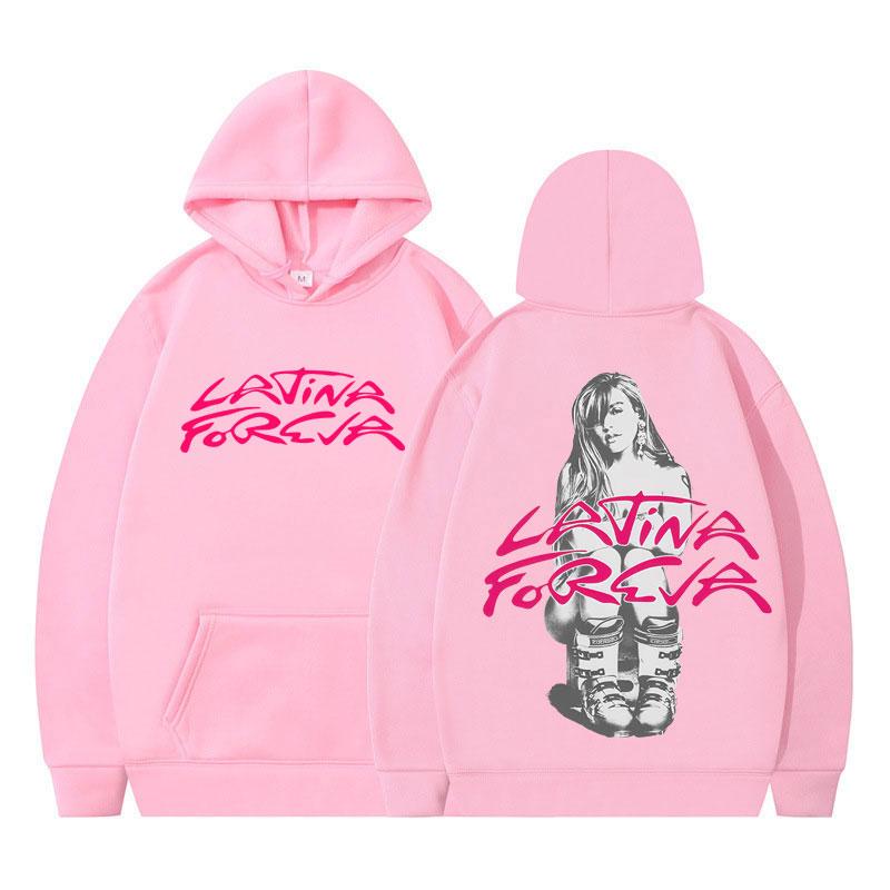 Karol G Tropicoqueta Latina Foreva 2025 Hot Sale Album Merch Tracksuit Man Fashion Hoodies Aesthetic Long Sleeves Sweatshirt