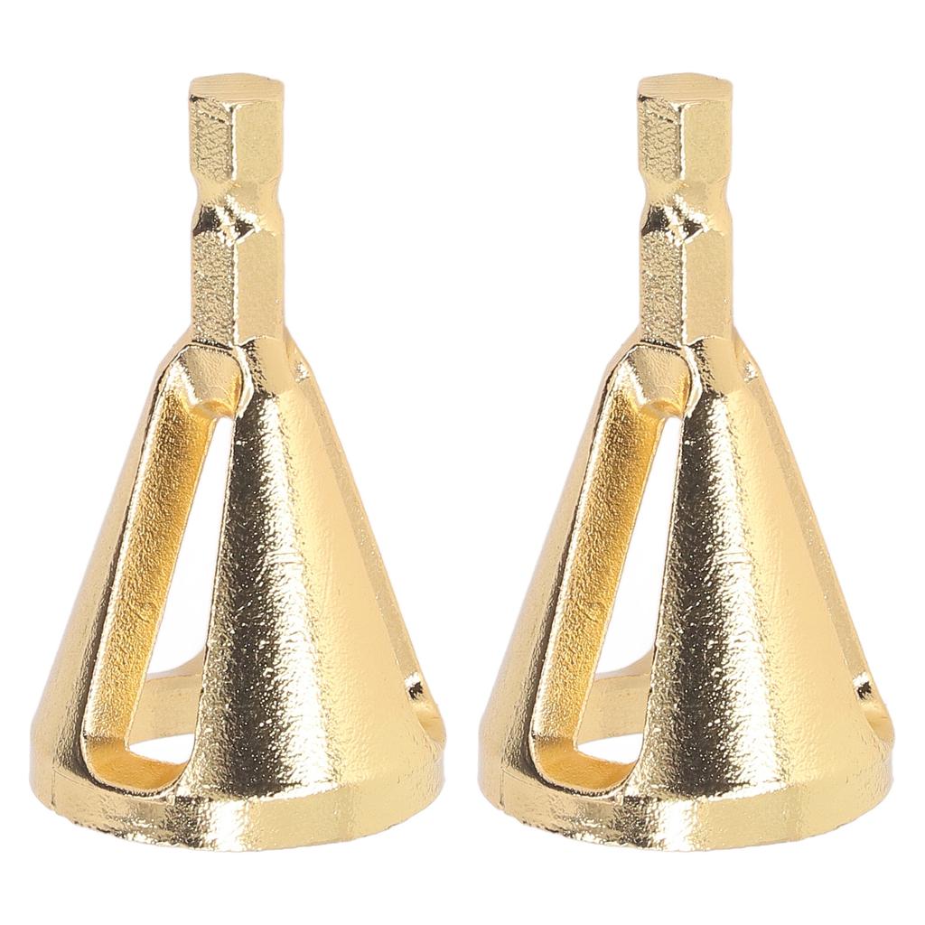 2pcs Deburring External Chamfer Tool Remove Burr Quick Release Hex Shank 3 Slot Deburring Chamfer