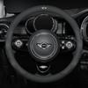 Car Steering Wheel Cover With Anti-Slip Breathable Leather For d333 Cooper JCW Works F54 F55 F56 F57 F60 R50 R52 R53 R55 R56 R57 333d