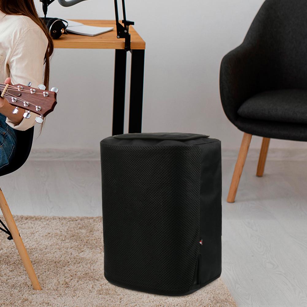 For Bose S1 Pro+ Portable BT Speaker Cover Mesh Slip Cover with Handle Flap Mesh Cover Protective Case W/ Elastic Band