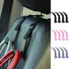Car Headrest Hook Storage Hooks for Car Seat Headrest 4 Pieces Organization and Storage Adjustable Bag Hanger for Coats Handbag