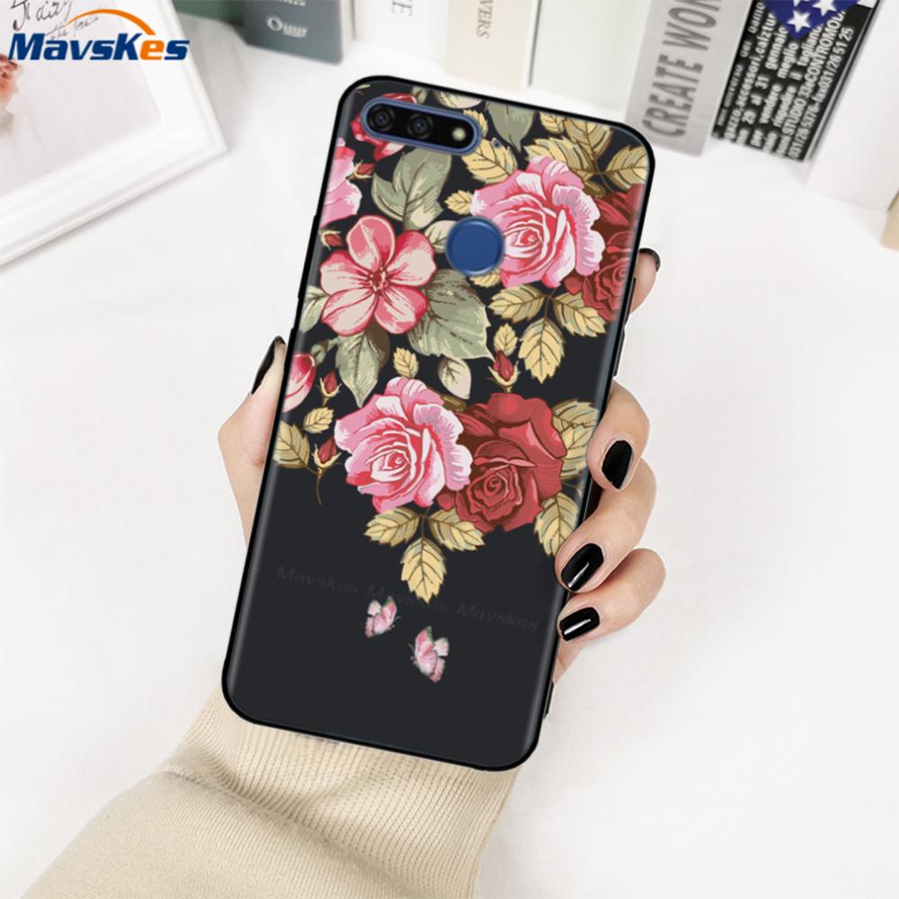 Honor 7A Pro Case Silicone Case For Huawei Y6 Prime 2018 Cover Soft TPU Mobile Phone Bags For Huawei Honor 7C RU 5.7inch Fundas