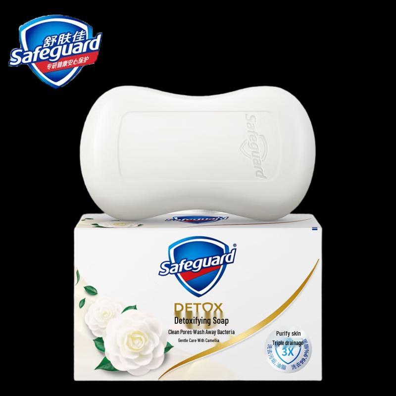 Safeguard Нежное мыло для глубокого очищения с камелией