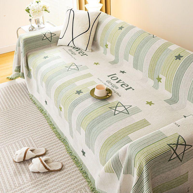 Universal Sofa Towel with Dust-proof Cover One Piece Rental House Sofa Cover Sofa Cushion Non Slip, Suitable for All Seasons