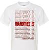 Mahomes 15 - Kansas City Chiefs - Fold Down Design- High Quality Tee- Top Seller