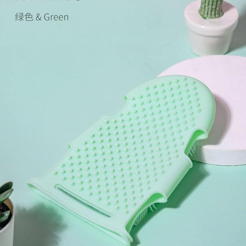 New Massage Bath Brush Peeling Exfoliating Mitt Glove Silicone Wash Skin Moisturizing Bath Brush Back Scrubber