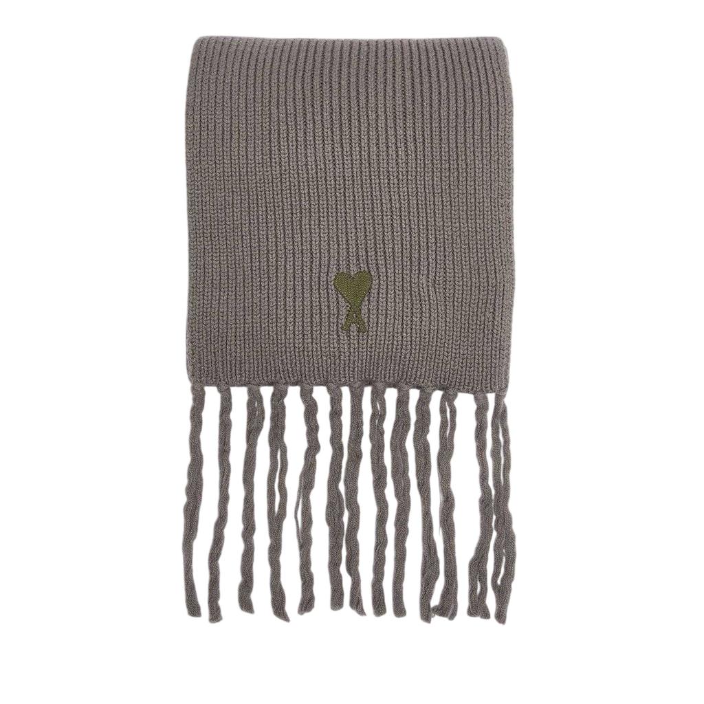 Ami Paris Gesticktes Logo Strickschal
