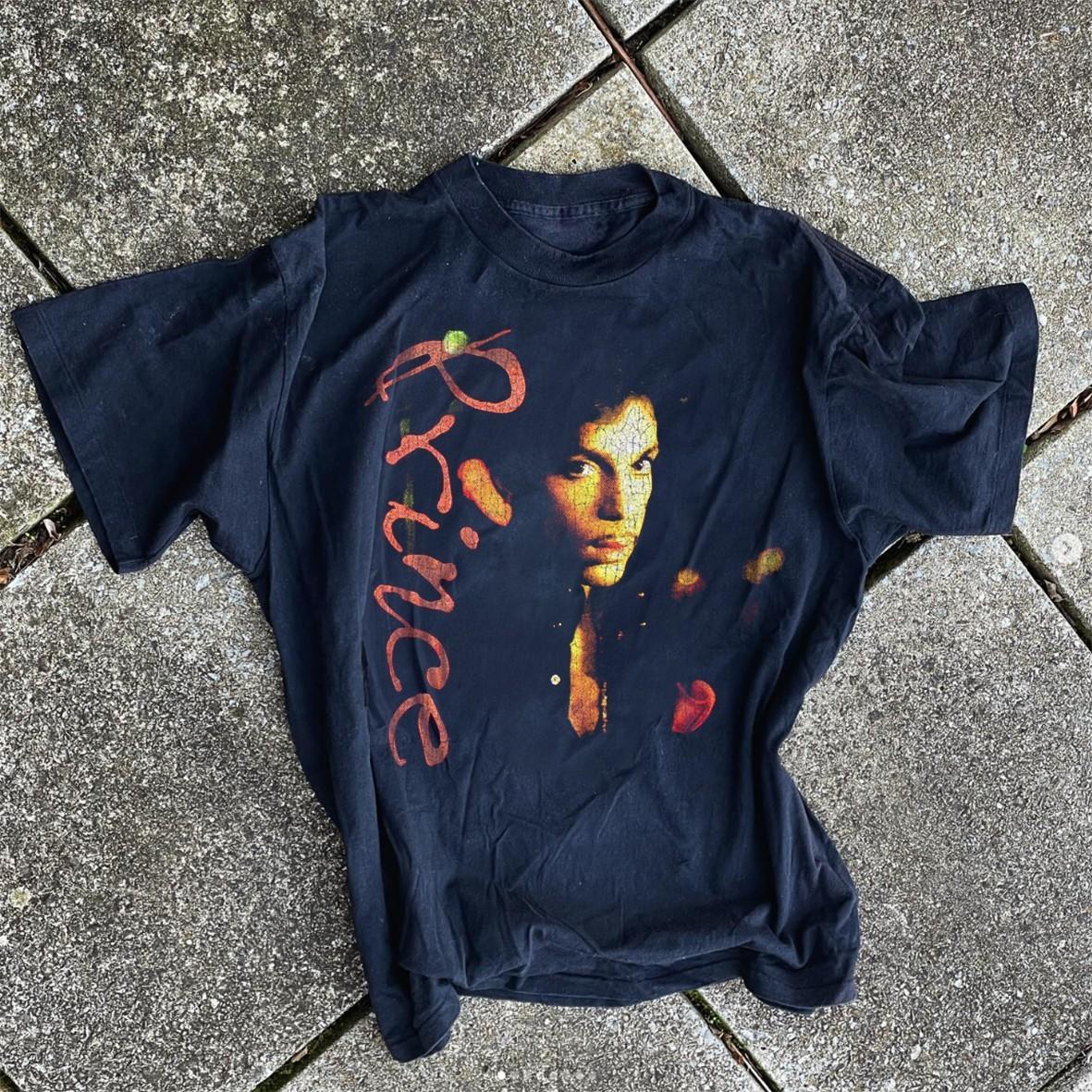 Prince 2004ever Tour Rare Black T-Shirt S 4XL