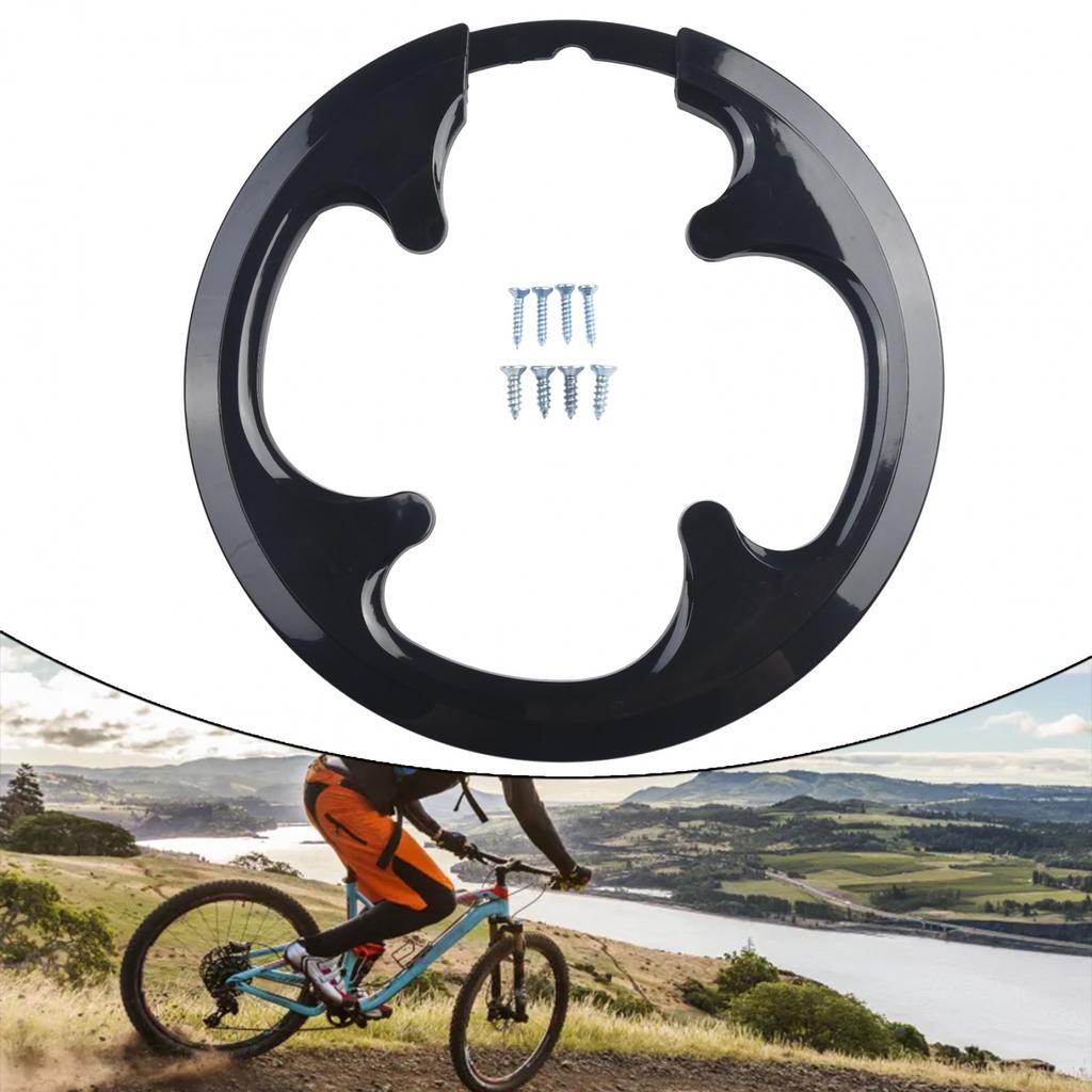 Road Bike Chainring Guard 42T 44T Plastic Gear Cover for 8 Hole Cranksets