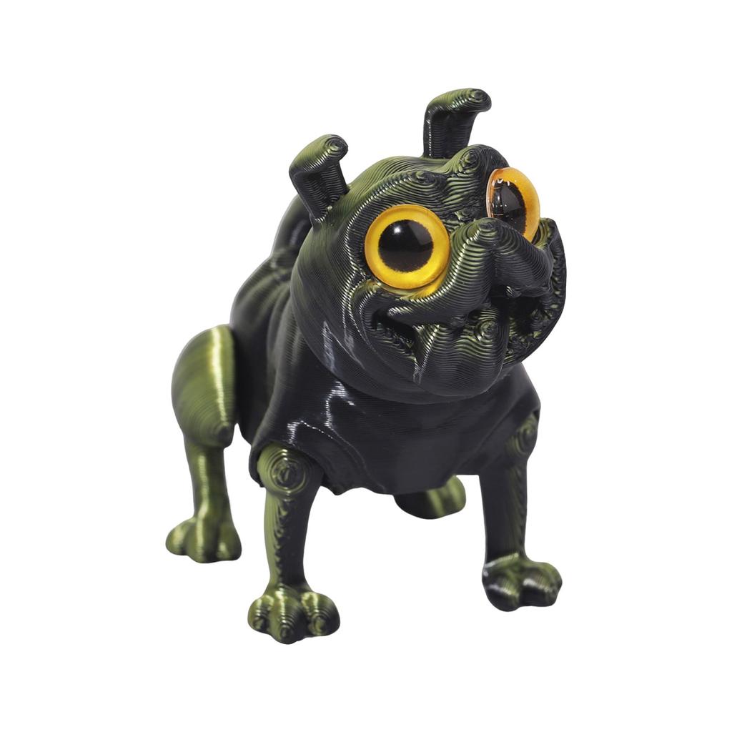 3D Printed Multi-color Puppy Crafts Ornaments Gifts Creative Hand-made Animal Joint Activity Model