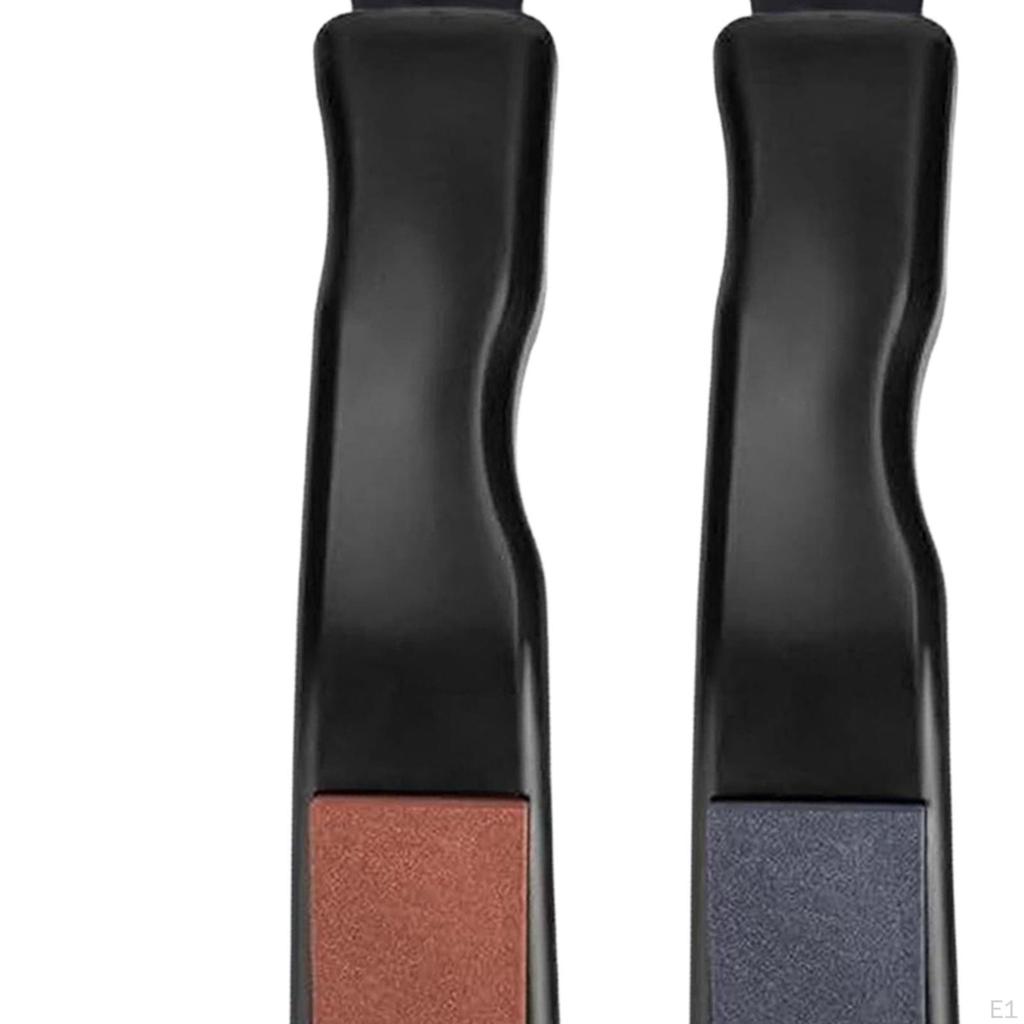 2 Pieces Pottery Ice Skate Sharpeners Sharpening Tools Supplies Handheld Accessories Lightweight
